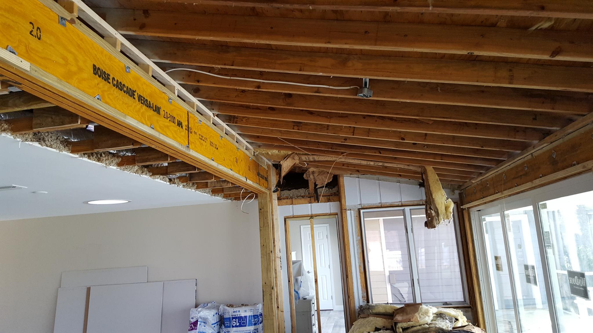 Drywall remodel framing prep — Deltona FL