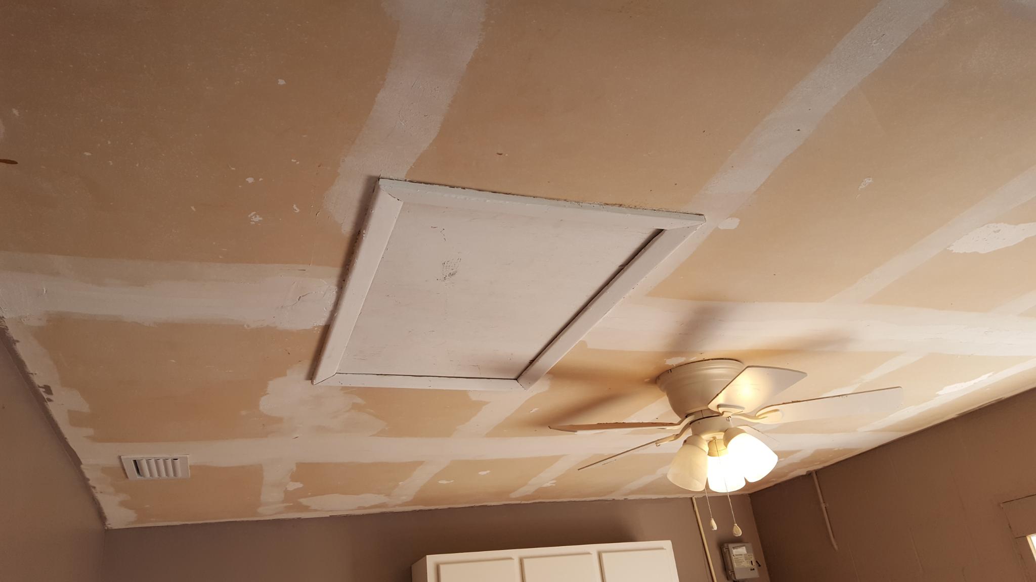 Garage drywall ceiling repair — Deltona FL