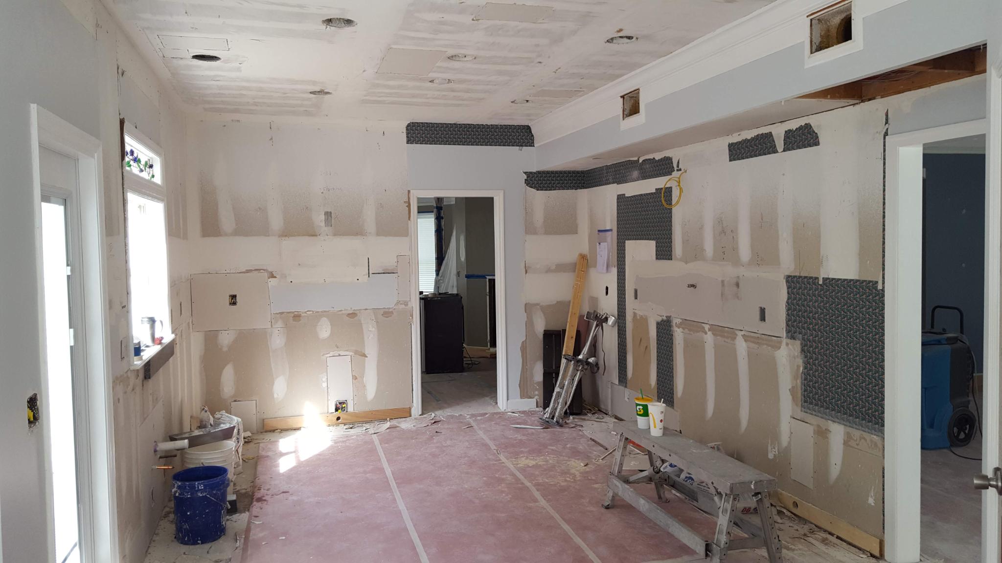 Interior drywall remodel prep — Orange City FL
