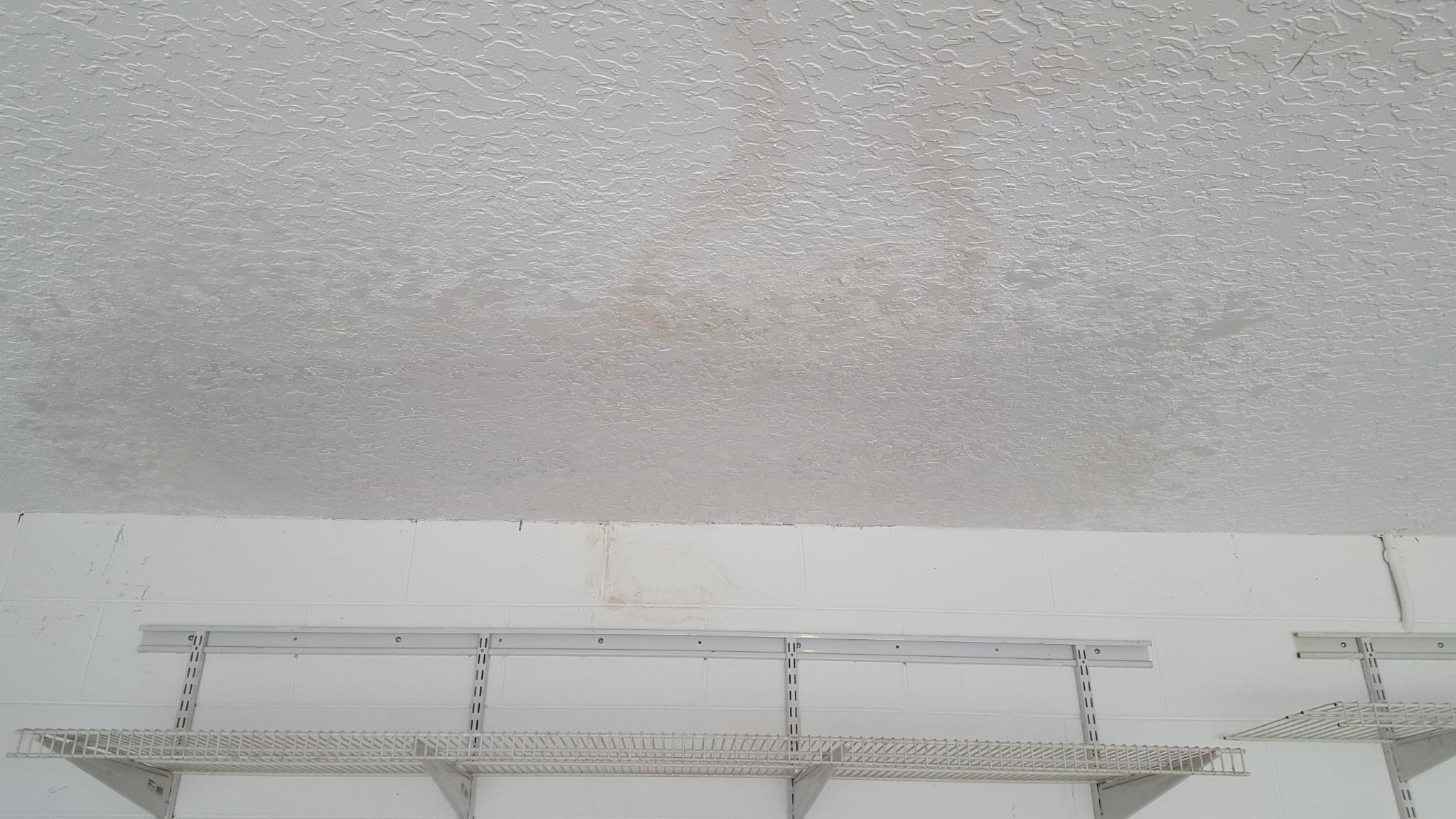 Water damaged ceiling repair prep — Deltona FL